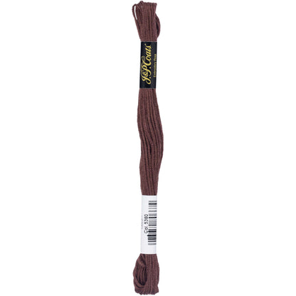 Coats & Clark Cotton Embroidery Floss Beige Brown Very Dark