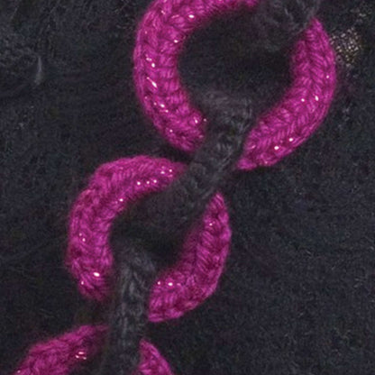 Caron Crochet Rings Around Necklace & Bracelets Crochet Accessory made in Caron Simply Soft yarn