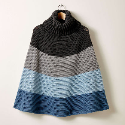 Caron Crochet Cozy Cowl Cape Single Size