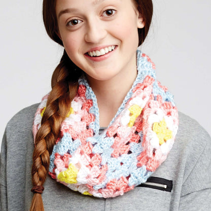 Caron Crochet New and Now Granny Cowl Single Size