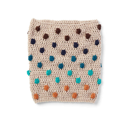 Caron X Pantone Bobble Pop Crochet Cowl Coconut Cream