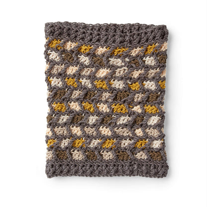 Caron Comme Ci Comme Ca Crochet Cowl Single Size