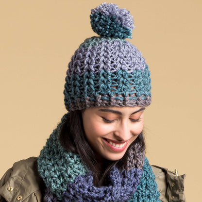 Caron Crochet Winter Hat Single Size