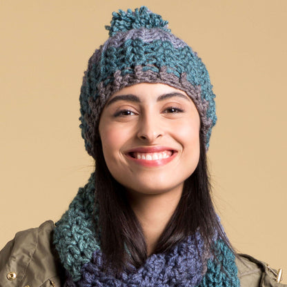 Caron Crochet Winter Hat Single Size