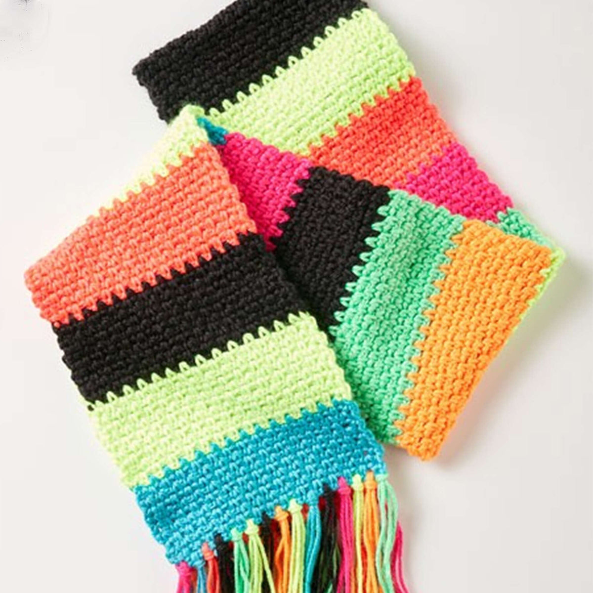 Crochet Scarf made in Caron Simply Soft Yarn