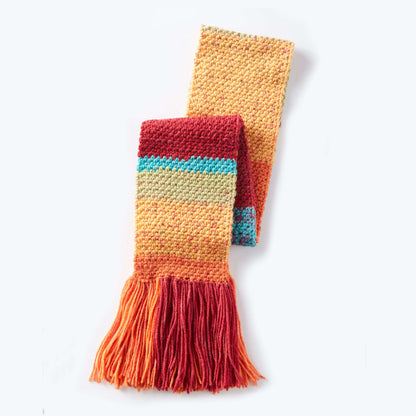 Caron Simple Texture Crochet Scarf Single Size