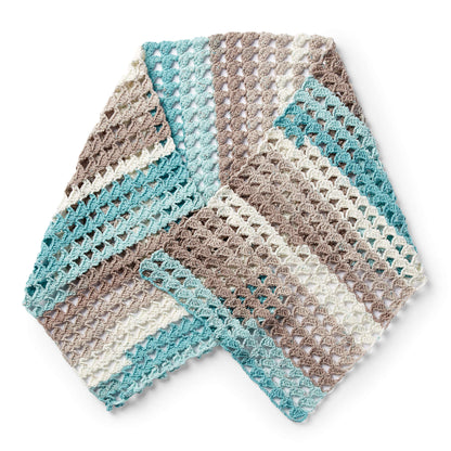 Caron Crochet Shell Shawl Single Size