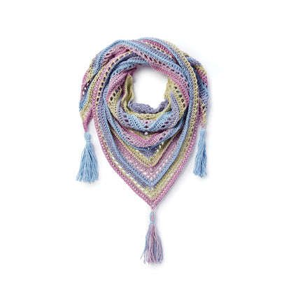Caron Cakes Sunset Dreams Crochet Shawl Single Size