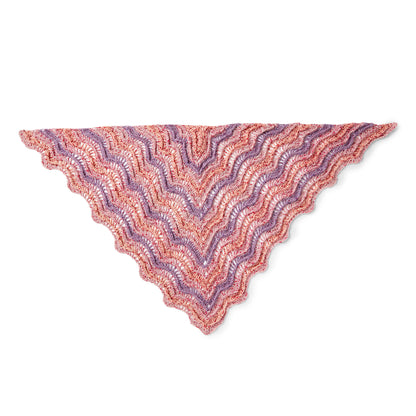 On Crest of Wave Crochet Shawl Single Size