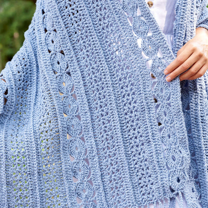 Caron Crochet Circle Line Shawl Single Size