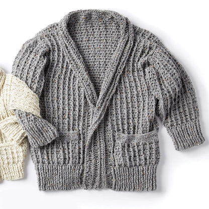 Caron Crochet Chill Time Adult's Cardigan 2XL/3XL
