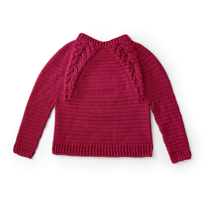 Caron Branching Out Crochet Pullover XS/S
