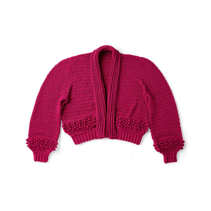 Caron Crochet Bobble Cardigan All Variants