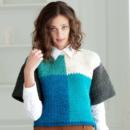 Caron Downtime Crochet Pullover 2/3 XL
