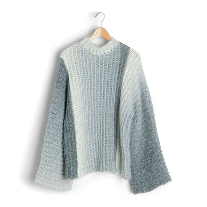 Caron Crochet Slounge Perfect Phasing Pullover M