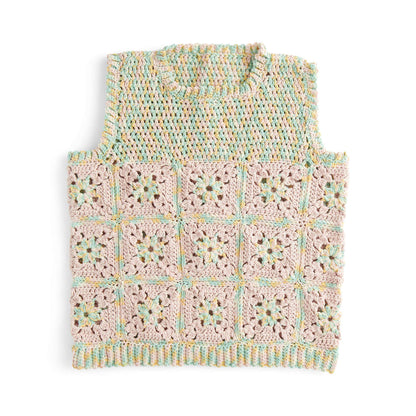 Caron Crochet Granny Squares Tank Crochet Granny Squares Tank made using Caron yarn