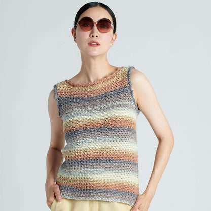 Caron Classic Crochet Tank Top Crochet Top made in Caron Blossom Cakes Yarn