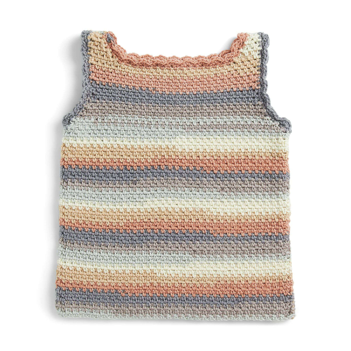 Crochet Top made in Caron Blossom Cakes Yarn