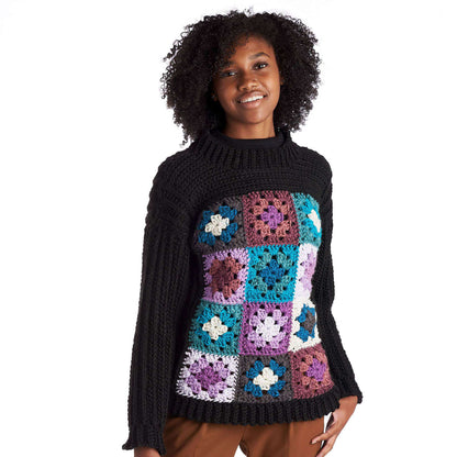 Caron Granny Square Crochet Tunic 2/3XL