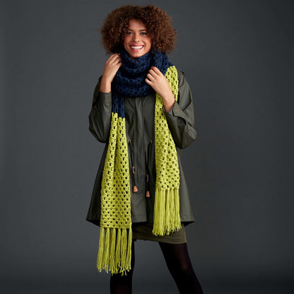 Caron Granny Takes a Dip Crochet Super Scarf Single Size