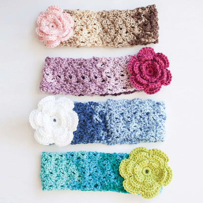 Caron Crochet Cozy Posy Set Teal Zeal