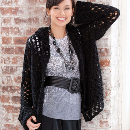 Caron Crochet Party By the Pool Coverup Crochet Top made in Caron Simply Soft yarn