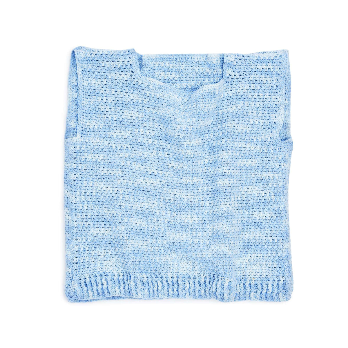 Crochet Top made in Caron Angel Cakes yarn