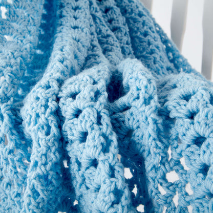 Caron Cluster Waves Crochet Blanket Single Size