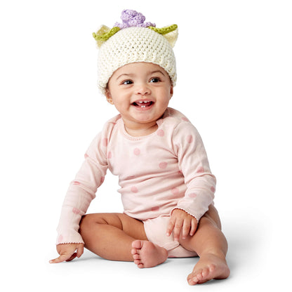 Caron Crochet Kitten Hat 18-24 mos