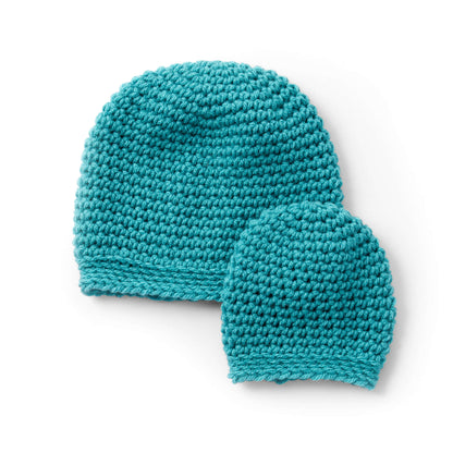 Caron Preemie to Toddler Size Crochet Hats 18-24 mos