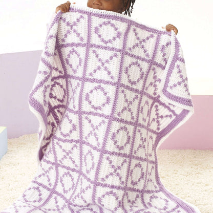 Caron Hugs and Kisses Crochet Blanket Single Size