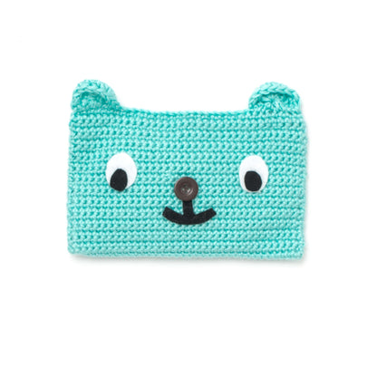 Caron Crochet Grin and Bear It Case Orange