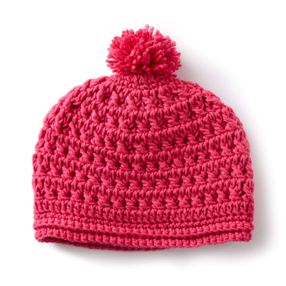 Caron Pebbled Texture Crochet Hat Pebbled Texture Crochet Hat made using Caron yarn