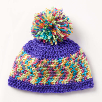 Caron Crochet Chasing Rainbows Hat Single Size