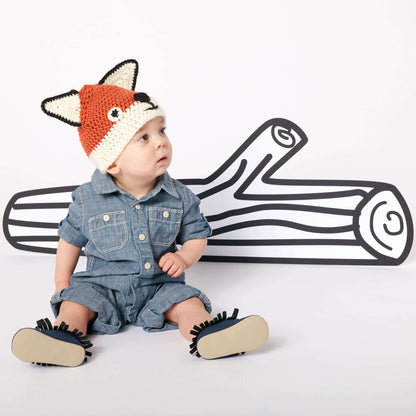 Caron Crochet Fox Hat 6-8 yrs