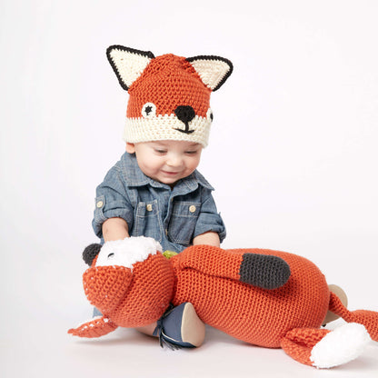 Caron Crochet Fox Hat 6-8 yrs