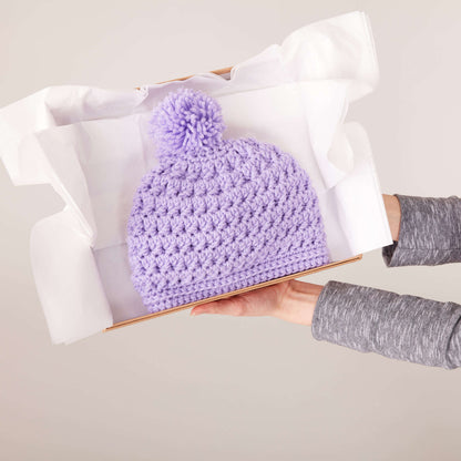 Caron Pebbled Texture Crochet Hat Pebbled Texture Crochet Hat made using Caron yarn