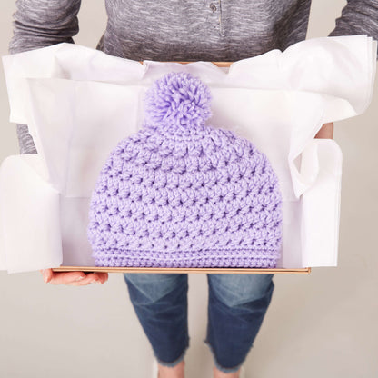 Caron Pebbled Texture Crochet Hat Pebbled Texture Crochet Hat made using Caron yarn