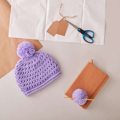 Caron Pebbled Texture Crochet Hat Pebbled Texture Crochet Hat made using Caron yarn