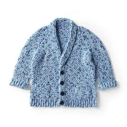 Caron Grandpa Junior Crochet Cardigan 6
