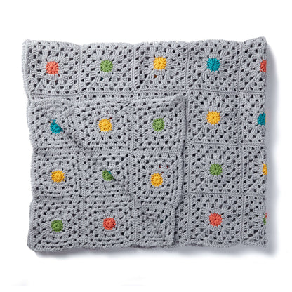 Caron Pin Point Crochet Blanket Single Size