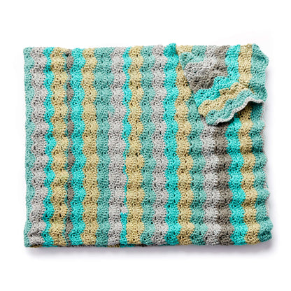 Caron Wavy Crochet Afghan Single Size