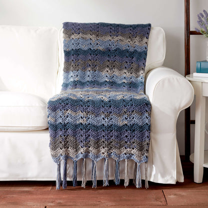 Caron Ocean Waves Crochet Blanket Single Size