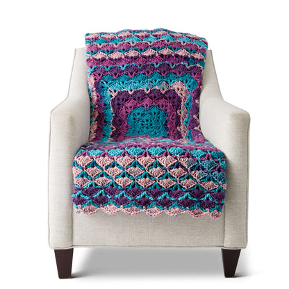 Caron From the Middle Crochet Blanket Single Size