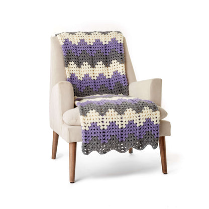 Caron Crochet Granny Ripple Blanket Single Size