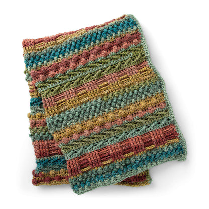Caron Texture World Crochet Blanket Single Size