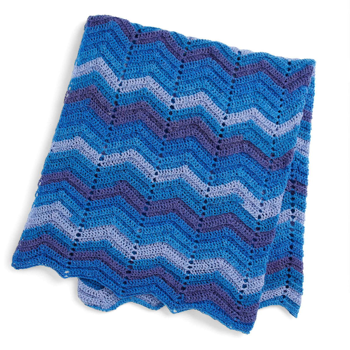 Crochet Blanket made in Caron Cloud Cakes yarn