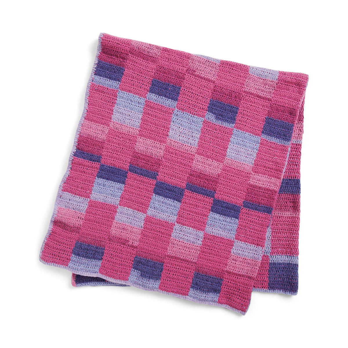 Crochet Blanket made in Caron Cloud Cakes yarn