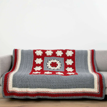 Caron Snow Days With Hot Chocolate Crochet Blanket Single Size