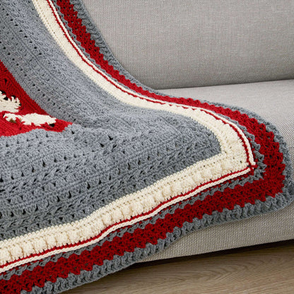 Caron Snow Days With Hot Chocolate Crochet Blanket Single Size